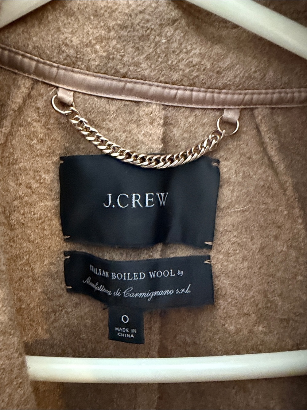 J. Crew Camel Wool-Blend Belted Coat - Picture 2 of 8